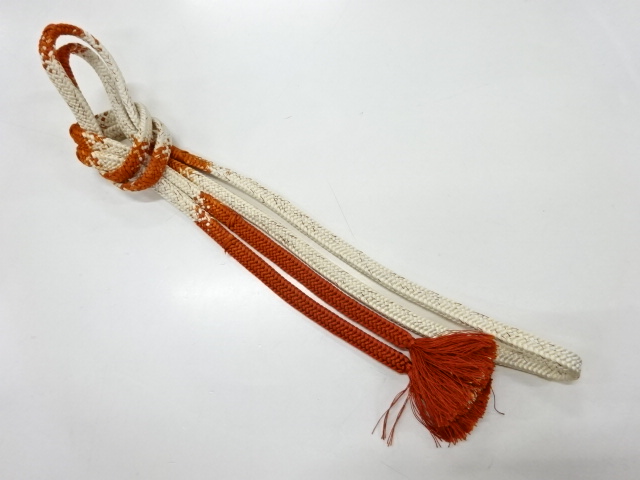 JAPANESE KIMONO / VINTAGE HAND-TIED OBIJIME CORD